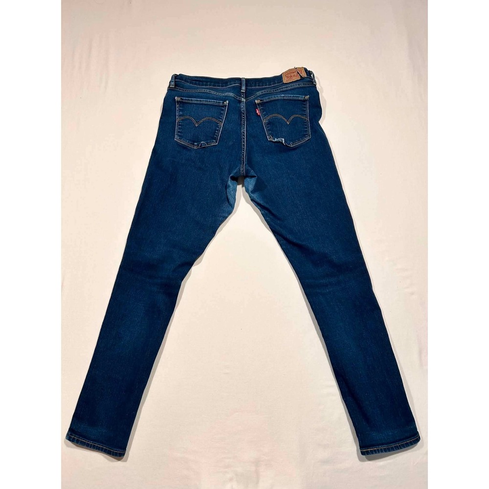 Levis 311 Shaping Skinny Jeans Womens 31x30 Dark Wash Blue Denim 19626-0001 - Picture 8 of 10
